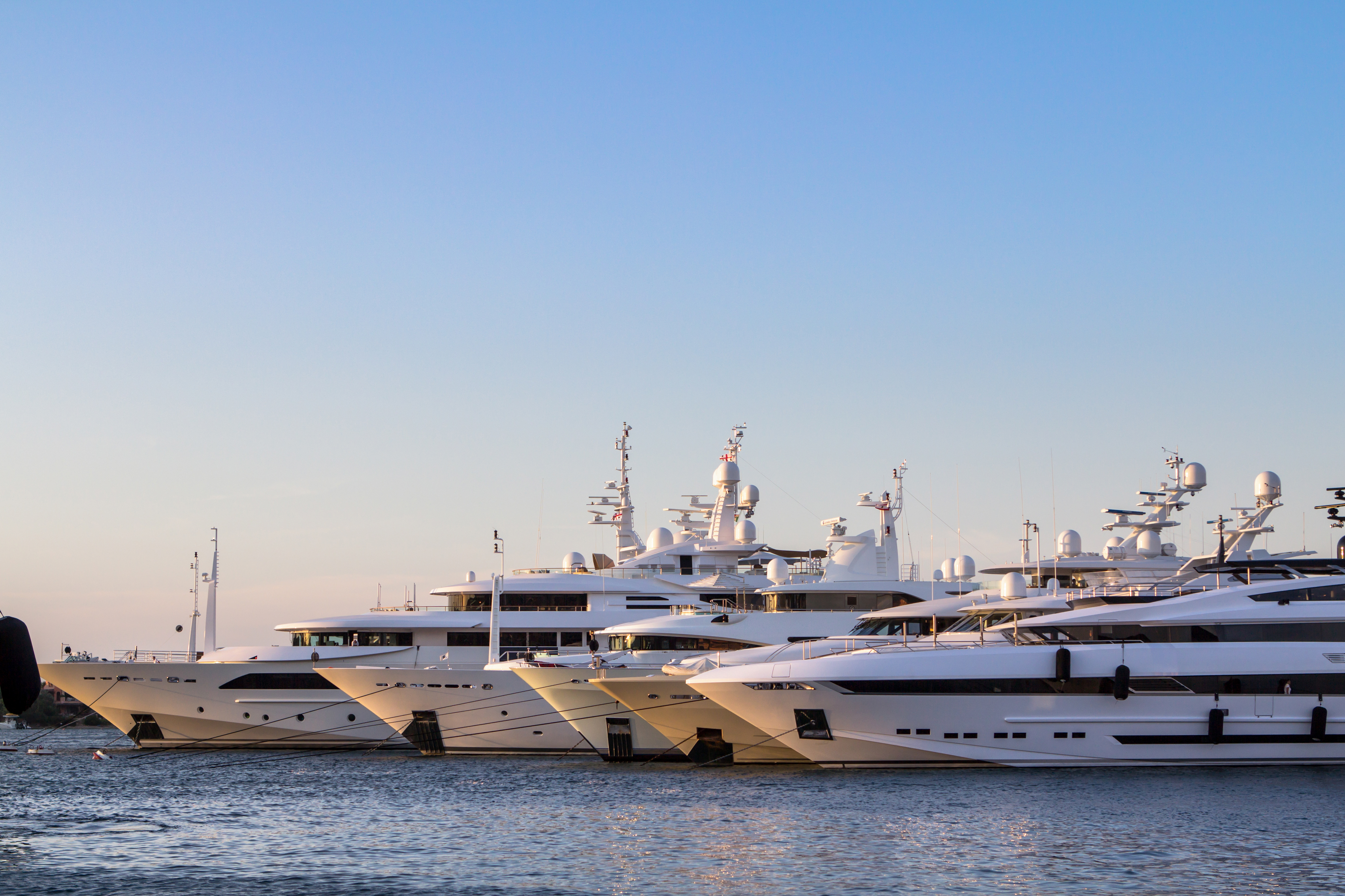 Boats in a marina