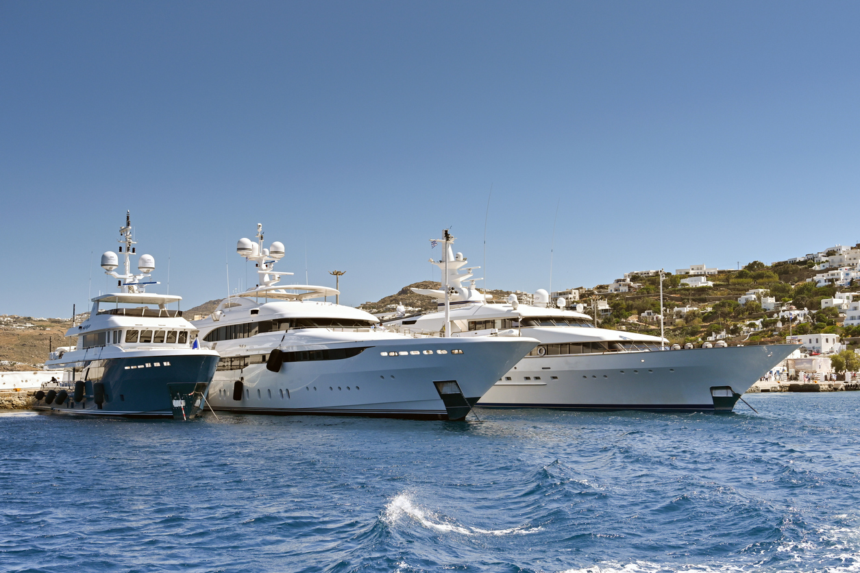 Three Yachts In Marina | Praxis