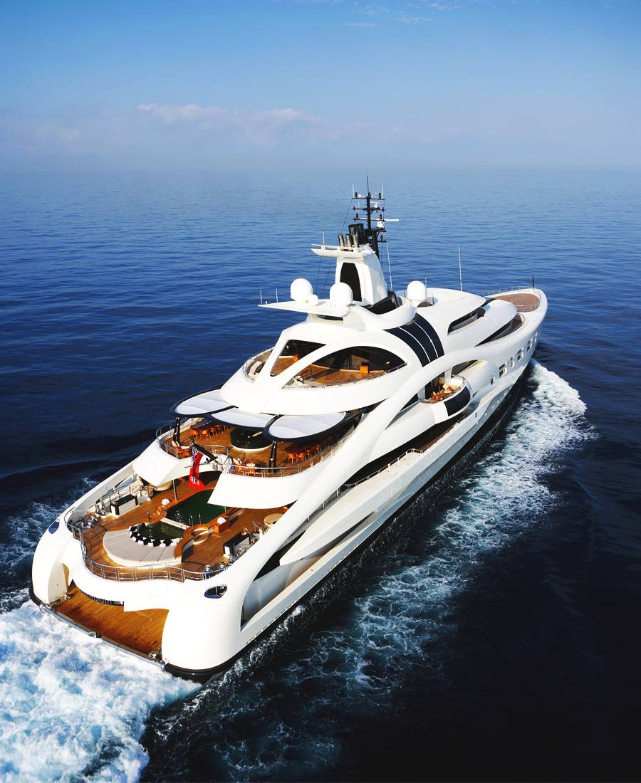 Palladium Suepryacht At Sea