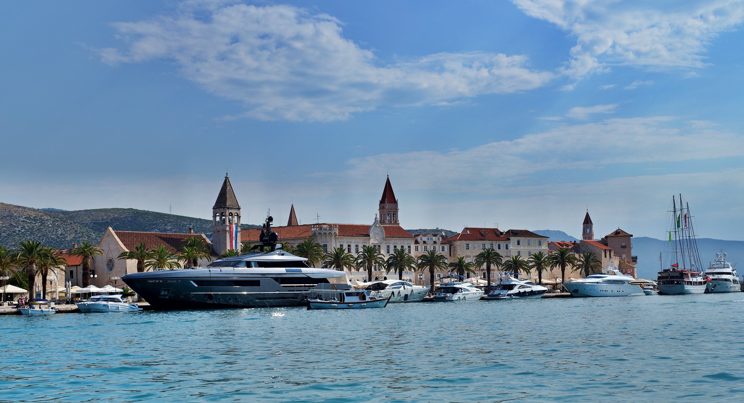 Superyacht in Croatia